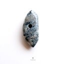 【さざれし工房】 翡翠 (ヒスイ) ペンダント / 大珠「風 Sannai」(64.3mm/グレー翡翠) 日本製 手作り 希少 糸魚川産天然ひすい 一点物 無着...