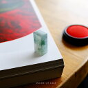 翡翠(ひすい)置物・落款印材『INSIDE OF LAKE』ブルーグリーン&氷翡翠 一点物 高品質 希少 無着色 ミャンマー産天然ヒスイ ジェダイト 硬玉 ナチ...