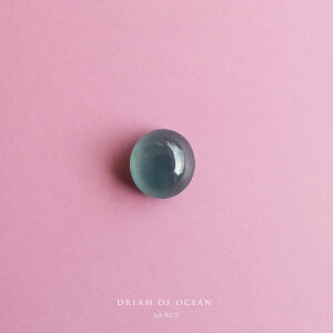 翡翠(ヒスイ)ルース『DREAM OF OCEAN』(10.9ct/アイスブルー翡翠/サイズXL) 希少 一点物 高品質 グアテマラブルー グアテマラ産天然ひすい ナチュラルジェダイト 硬玉 無着色 5月誕生石 国石 ギフト プレゼント セミオーダー 【鑑別無料】【送料無料】