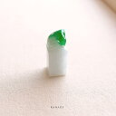 翡翠(ひすい)置物・落款印材『KANADE』グリーン&氷翡翠 一点物 高品質 希少 無着色 ミャンマー産天然ヒスイ ジェダイト 硬玉 ナチュラル 5月誕生石 誕...