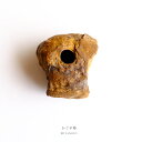 【さざれし工房】 石笛 「かぐや姫 MIYANOJO」 褐鉄鉱 (鹿児島県産) リモナイト ライモナイト 一点物 無着色 パワーストーン お守り 縁起物 ギフト...