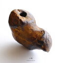 【さざれし工房】 石笛 「小磯 SAKURAJIMA」 褐鉄鉱 (鹿児島県産) リモナイト ライモナイト 一点物 無着色 パワーストーン お守り 縁起物 ギフト...