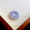 翡翠 (ヒスイ)玉璧ペンダントトップ 『ETERNAL PURPLE LAKE』 ラベンダー翡翠 フープ 一点物 ミャンマー産天然ひすい 硬玉 ジェダイト 高品質 無着色 天然石 5月誕生石 誕生日 記念日 希少 国石 ギフト 縁起物 ネックレス 透明【送料無料】【鑑別書作成無料】