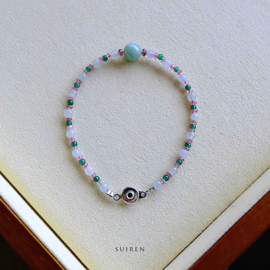 翡翠丸玉ブレスレット『SUIREN...