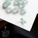 【数量限定】翡翠 (ヒスイ)玉璧 ペンダントトップ 『海詩』 アイスブルー翡翠 フープ ファセットカット キラキラ 一点物 グアテマラ産天然ひすい 硬玉 ジェダイト 高品質 無着色 天然石 5月誕生石 誕生日 記念日 希少 国石 ギフト ネックレス ジュエリー 透明【送料無料】