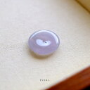 翡翠(ヒスイ) 玉璧 ペンダントトップ 『TSUKI』アイシーラベンダー翡翠 ミャンマー産 一点物 天然ひすい 高品質 無着色 ナチュラル 硬玉 ジェダイト 国石 お守り ギフト プレゼント 5月誕生石 誕生日 記念日 ネックレス【送料無料】【鑑別書作成無料】