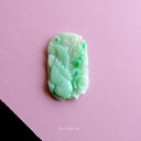 翡翠 (ひすい) 彫刻 ペンダントトップ『KOTOBUKI』 グリーン翡翠 鯉 牡丹 蓮の葉 一点物 無着色 高品質 ジェダイト ミャンマー産 天然石 硬玉 ナ...