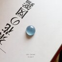 翡翠(ヒスイ)ルース『SKY DOME』(4.66ct / アイシーブルー翡翠)グアテマラブルー翡翠 希少 一点物 高品質 グアテマラ産天然ひすい ジェダイト 硬玉 無着色 5月誕生石 国石 ギフト プレゼント セミオーダー フルオーダー オーバル 【送料無料】【鑑別書無料】