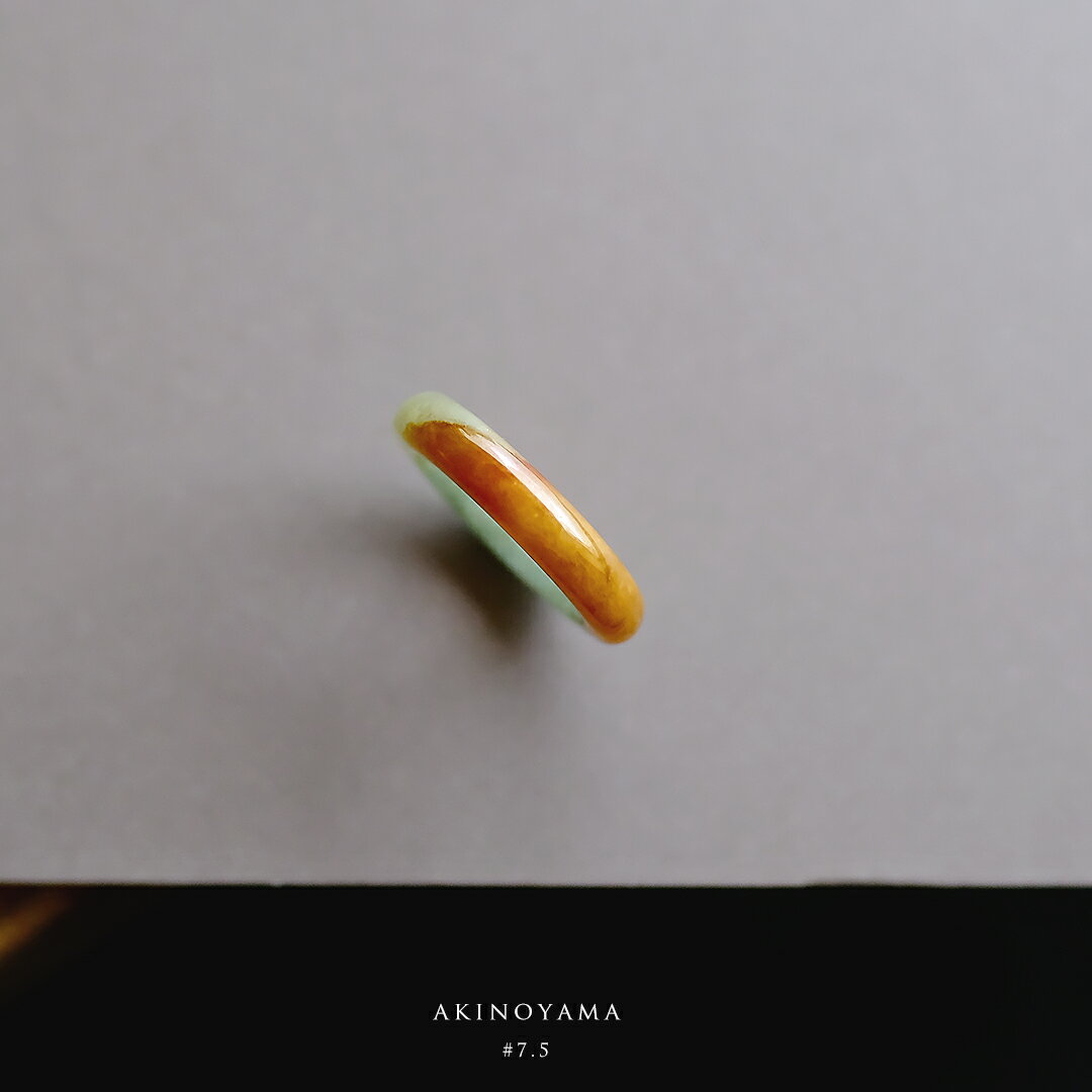 翡翠くりぬきリング『AKINOYA...