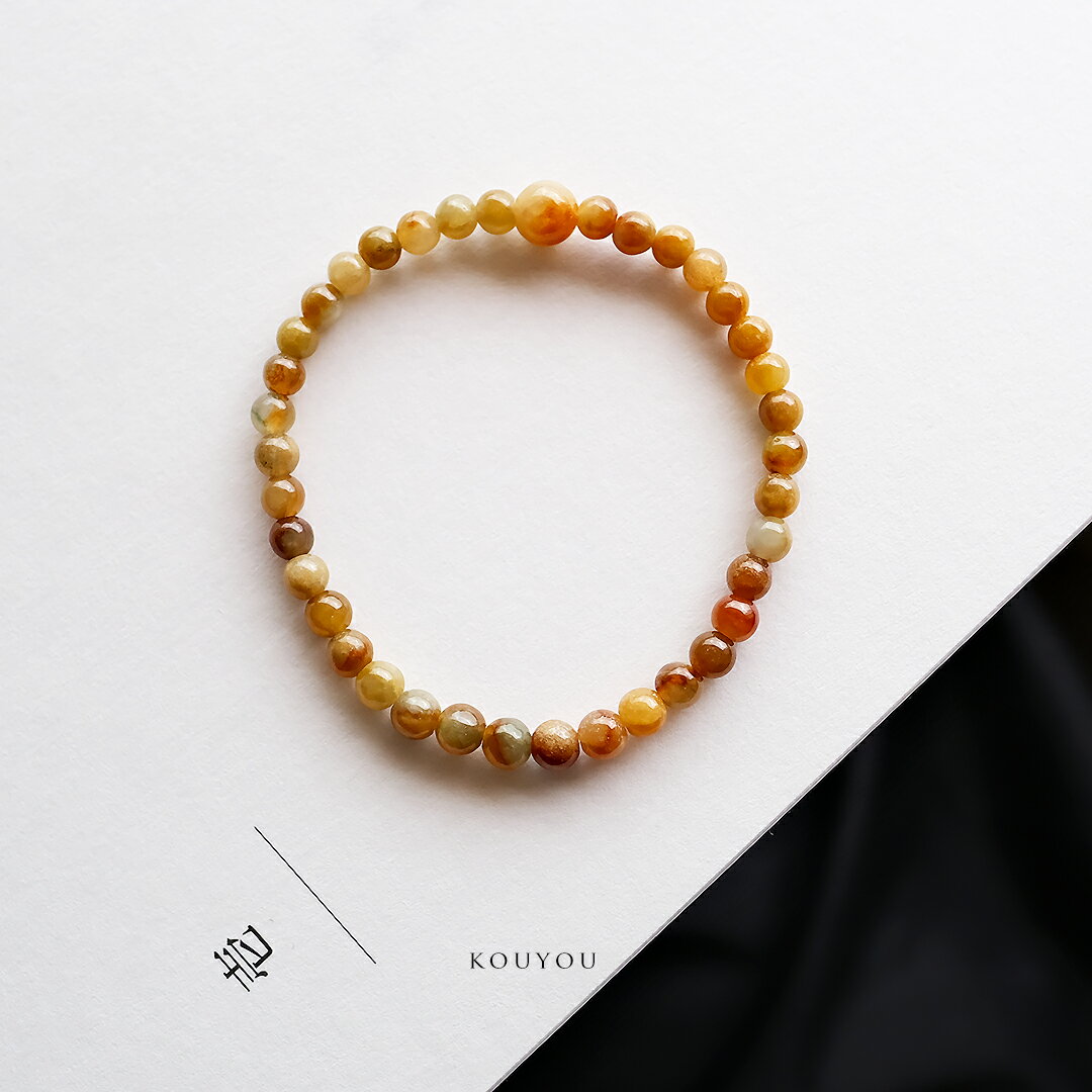 翡翠丸玉ブレスレット『KOUYOU...