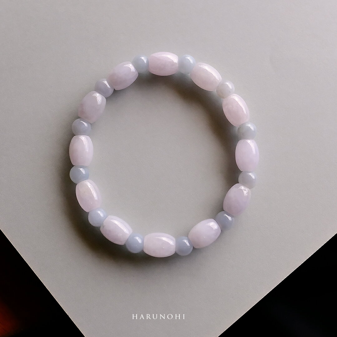 華麗なる紫玉　ミャンマー産ラベンダー翡翠ブレスレット　希少20ミリ玉 華麗なる紫玉 ミャンマー産ラベンダー翡翠ブレスレット 希少20ミリ玉