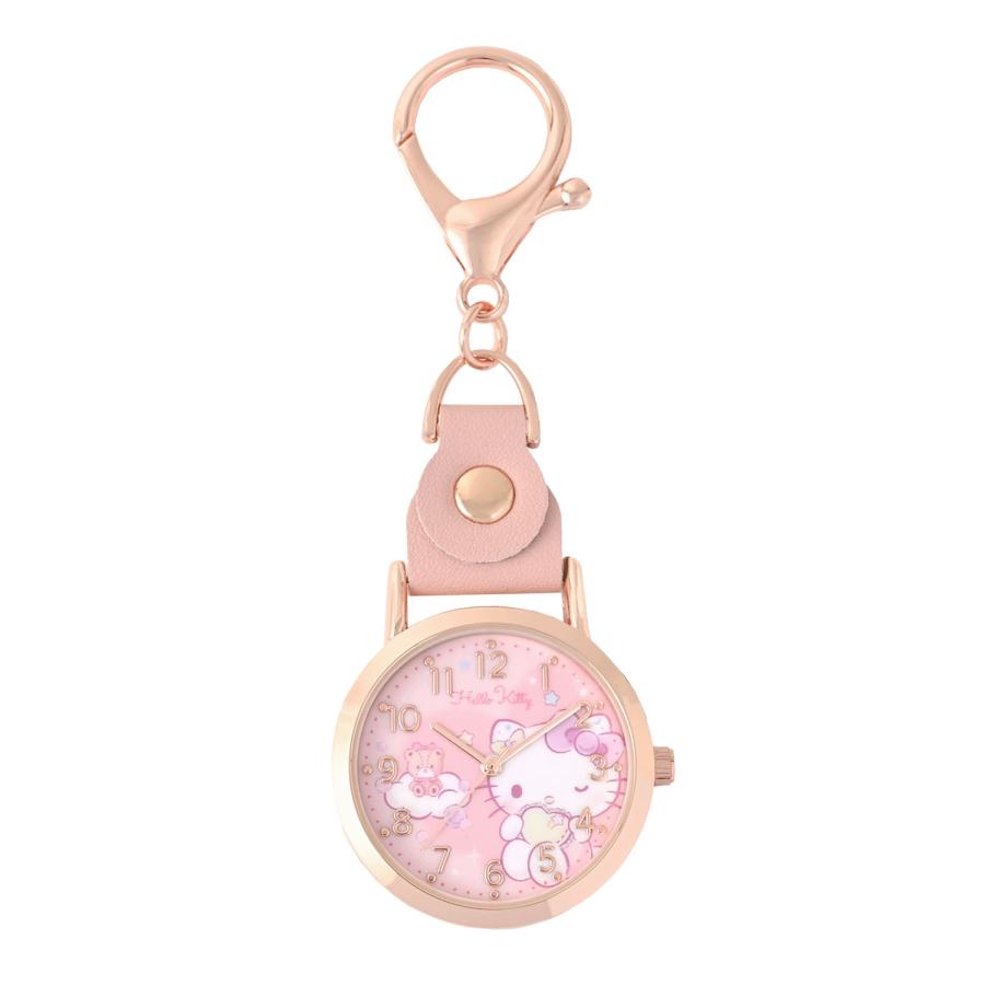 サンリオ ハローキティ おすましキーチェーンウォッチ 時計 懐中時計 ピンク Sanrio フィールドワーク 「ハローキティ」が描かれたキーチェーンウォッチ。 サンリオの人気キャラクター「ハローキティ」が描かれたキーチェーンウォッチ。大き目...