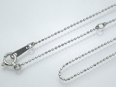 10金WGカットボールチェーン40cmネックレスチェーン 10金WGカットボールチェーン40cmネックレスチェーン