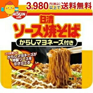 日清ソース焼そば カップ からしマヨネーズ 108g×12食入