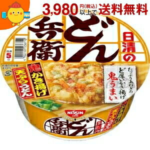 日清 97g日清のどん兵衛 かき揚げ天ぷらうどん 12食入[鬼かき揚げ天ぷらうどん]