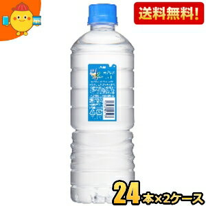 【送料無料】アサヒ おいしい水 天然水 六甲 シンプルecoラベル 600mlペットボトル 48本(24本×2ケース)..