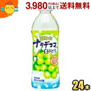 サンガリア つぶつぶナタデココ入り白ぶどう 500mlペットボトル 24本入