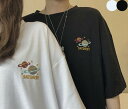 メンズ カップル レディース お揃い ペアTシャツ ペアルック 超人気 カジュアル 個性 韓国風 可愛い oversize Tシャツ シンプル 春夏 新作