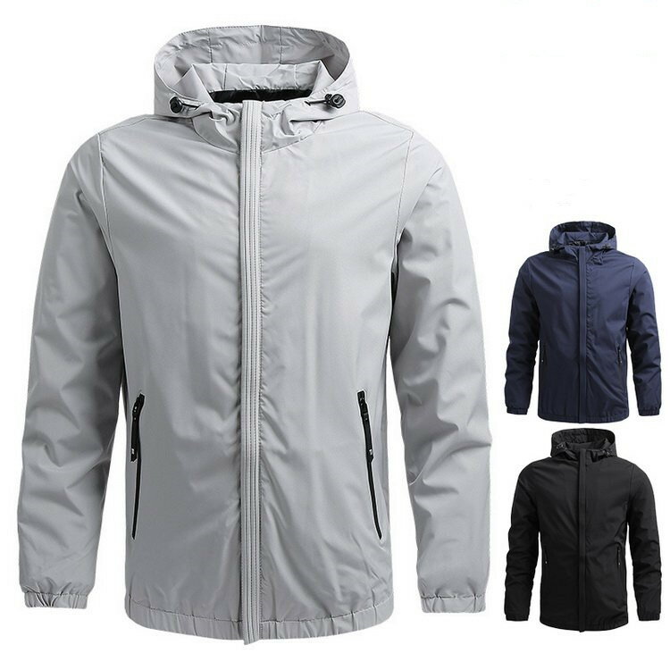 ブルゾン メンズ ジャケット マウンテンパーカー ジャケット ウインドブレーカー ジャンパー パーカー マウンパ 登山ウェア アウトドア 春(4)