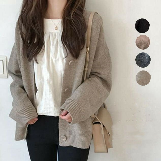 カーディガン ニットカーディガン 長袖 トップス 長袖トップス レディース おしゃれ 可愛い 秋冬 秋服 冬服 通勤 通学 大人 代引不可