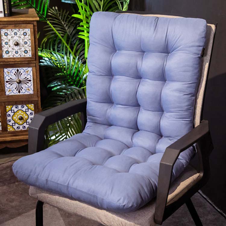 背もたれ付き チェアクッション 椅子クッション シートクッション 厚手 ふわふわ 暖かい 座布団 座椅子 椅子用 冷え対策 腰当て ソファー デスクワーク オフィス椅子 柔らかい 低反発 冷房対策 おしゃれ オールシーズン mjshop-21-10006487 MJShop楽天市場店 サンプル画像3