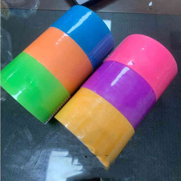 テープボール 蛍光 夜光 スティッキーボール 6ロール テープボール用テープ ボールテープ カラフル ハ..