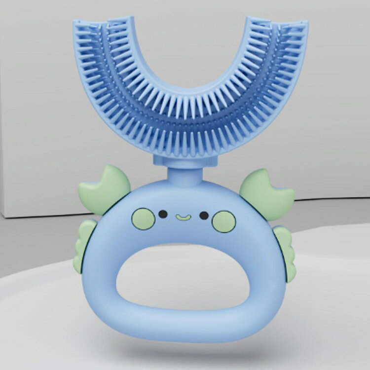 U型 ベビー 3個入り シリコン こども 歯ブラシ 子供 キッズ 360度歯ブラシ 子ども ...