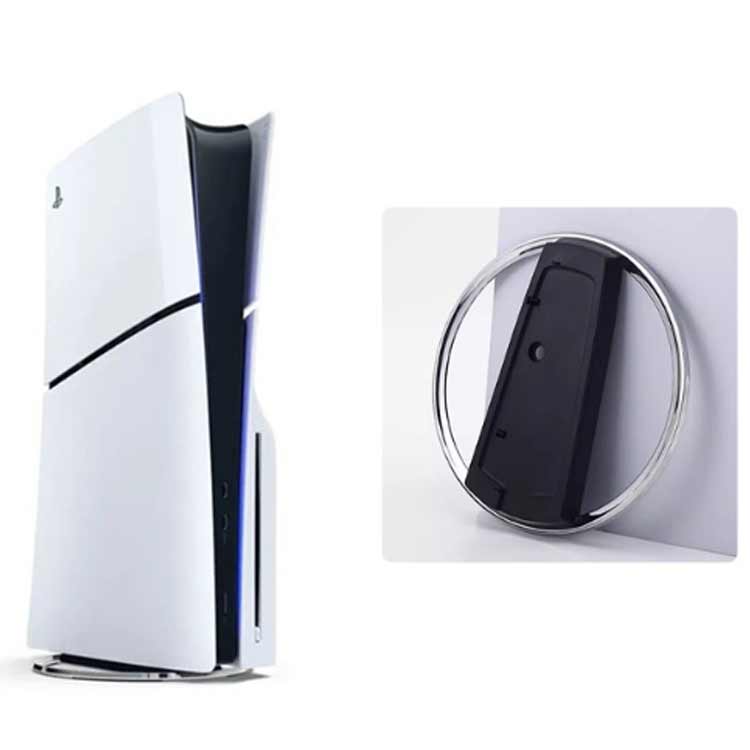 用 Slim 新型PS5 PS5 転倒防止 PS5 PRO 新型PS5 放熱改善 For 通常版・デジタル版両対応 プレイステーション5 PlayStation5 円形 安定感UP プレステ5 縦置きスタンド スタンド 収納