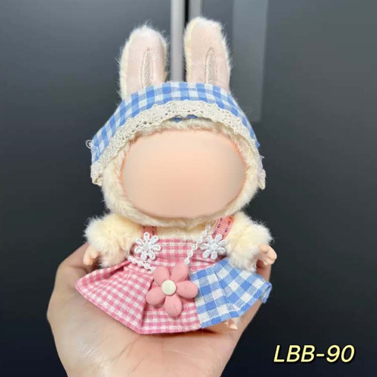17cm ぬいぐるみ ぬい服 洋服 ドール用 着せ替え 服 15cm サロペット ワンピース ドレス ドールウェア つなぎ コスチューム ぬい服 洋服 推し活 ぬい活 オタ活 ヲタ活 可愛い ぬいぐるみ衣装