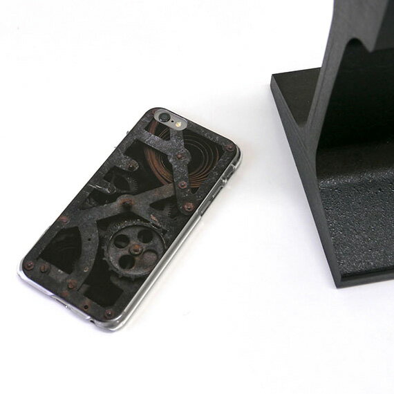 【P10倍 8/1 23:59まで】《ネコポス対応商品》 BIRD ELECTRON shima 6 for iPhone 6 錆プリントシリーズ[売れ筋]【あす楽対応】