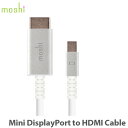 【ポイント10倍】moshi Mini DisplayPort to HDMI Cable (4K)【ギフト】【プレゼント】【あす楽対応】 その1