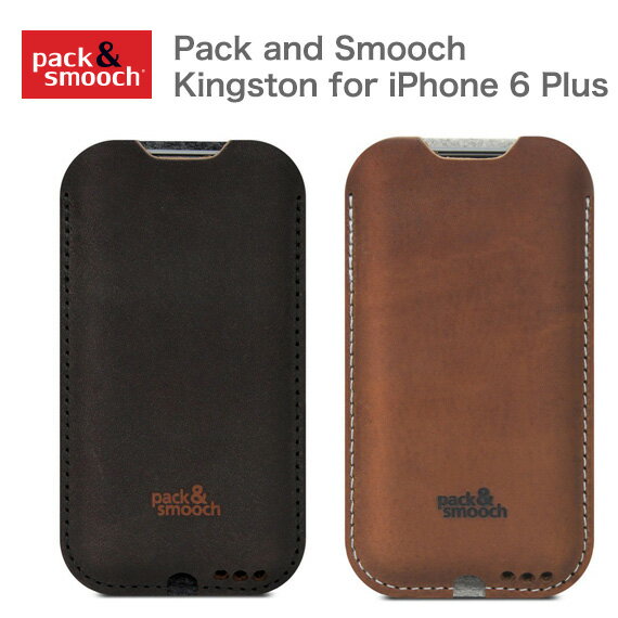 パック アンド スムーチ アイフォン6s Plus/7 Plus ケース キングストン ドイツ製 ハンドメイド Pack and Smooch Kingston...