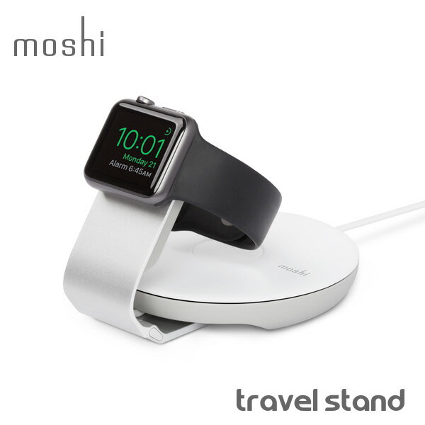 【ポイント10倍 3/1 23:59まで】 moshi Travel Stand for Apple Watch モシ トラベルスタンド アップルウォッチ対応 コンパクト充電スタンド ※別途Apple Watch充電磁気ケーブル必須 mo-tsaw-wh【あす楽対応】 父の日