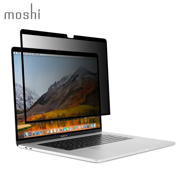 moshi Umbra for MacBook Pro 15 プライバシースクリーンプロテクター モシ 覗き見を防止 液晶保護 100%気泡フリー MacBook pro 15インチ対応 対応機種：MacBook Pro 15インチ Late 2016、Mid 2017、Mid 2018 (Touch Bar 搭載モデル)