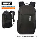 スーリー リュック パソコン バックパック MacBook Pro 16インチ対応 iPad 10.5 タブレット専用ポケット THULE Accent Backpack 23L リュック 自転車 アウトドア 通勤 通学 ビジネスリュック TACBP2116 シンプル プレゼント 父の日 スウェーデン バック