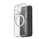 iPhone15 Pro対応 ケース 衝撃 透明ケース moshi iGlaze for iPhone 15 Pro アルミニウム製 カメラカバー搭載 MagSafe対応 保護 TPU クリアケース 透明 マグセーフ対応