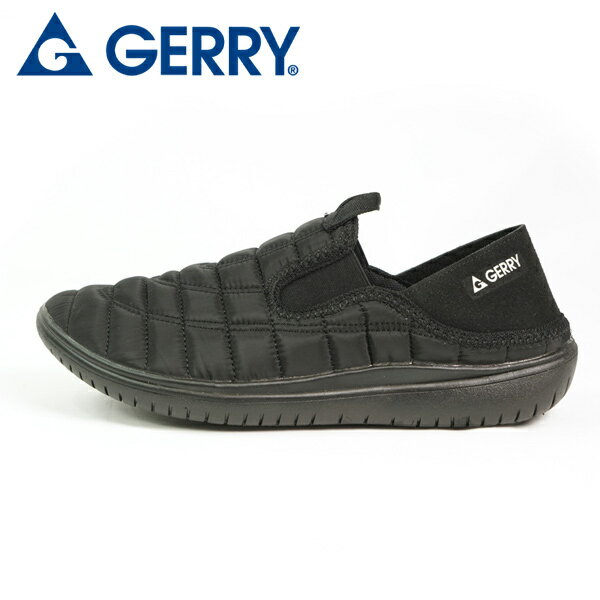 メンズ アウトドア GERRY スリッポン モックシューズ 超軽量 暖かい ジェリー 踵が踏めるスリッポン 難燃加工 アウトドア ブラック オレンジ カーキ G...