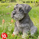 【ポイント10倍】WOOBIA お座り シュナウザー H14020 ウービア かわいい ミニチュアシュナウザー 置き物 インテリア シュナ友 ギフト プレゼントに(3)