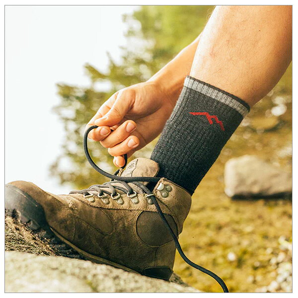 MJSOFTat楽天の【ポイント 2倍】国内正規品 生涯保証 ダーンタフ DARN TOUGH (Mens) 1403 ハイカーブーツソック ミッドウェイト クッション メンズ ソックス 男性用 靴下19441403 父の日｜アングル2
