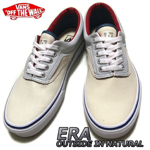 海外モデル VANS ERA OUTSIDE INNATURAL/STV NAVY/RED