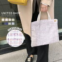 【SALE4,290円→2,750円】 BASE ベース 公式 ツイード トートバッグ レディース バッグ きれいめ 大人 サブバッグ 手提げ ミニバッグ ミニ...