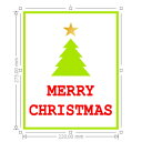 ウォールステッカー クリスマス クリスマスフレーム 北欧 階段 トイレ 壁紙 シール ウオール ステッカー シール 貼るだけ簡単 クリスマスツリー　デコレーション スター 星 ゴールド 3