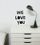 륹ƥå WE LOVE YOU   桼 ž̼ ѻ ᡼ ̵ ۡ  Υȡ ̲  ѻ Ѹ  ƥꥢ Gold wall sticker