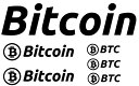 ウォールステッカー ビットコイン ステッカー bitcoin BTC ゆうパック 送料無料 店舗 店 ガラス 窓 仮想通貨