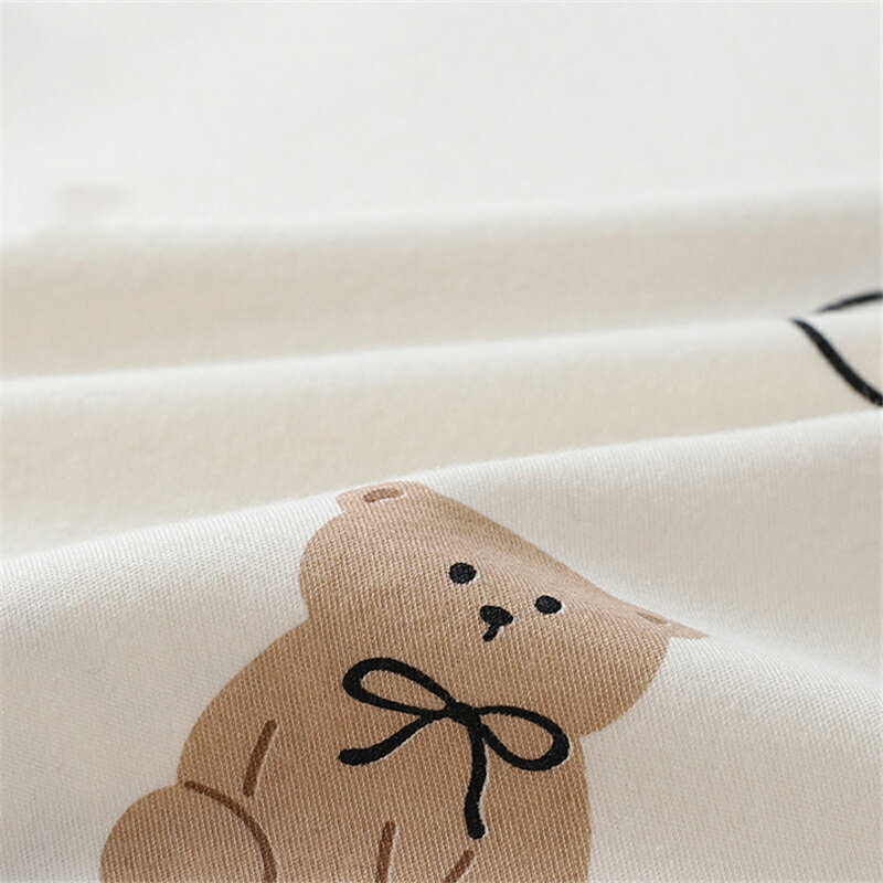 ペア パジャマ 長袖 男女2着 セット 綿100％ クマ 可愛い 柔らかい カジュアル uネック 春 秋 ルームウェア パッド付き クルーネック 冬 コットン カップル ペアパジャマ 結婚祝い プレゼント お祝い おもしろ 春秋 夫婦 ギフト 上下セット レディース 部屋着 メンズ