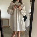 ワンピース 長袖 レディース レトロ 女性 ゆったり つなぎ 秋 フレア 長袖トップス 韓国 ミモレ丈 春 ドレス 可愛い おしゃれ ワンピ 夏 母の日 ファッション 森ガール 大人 痩せ カジュアル 通勤 通学 ミディアム ロングドレス フォーマルドレス 前撮り(4)
