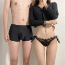 ペア 下着 カップル 男女2着セット ショーツ セクシー 着心地良い レース 薄手 セクシー ペア sexy パンツ ブランド ハンガー レディース ショーツ ...