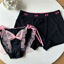 ペア 下着 カップル ピンク 黒 ショーツ セクシー レース セクシー ペア パンツ ブランド ハンガー 女性 ショーツ ペア カップル ボクサー ペア下着 お...