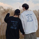 ペアルック パーカー レディース おしゃれ 春 秋 ペアルック カップル お揃い 服 トレーナー 大きいサイズ プレゼント リンクコーデ ペア カップル ペアル...