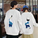 ペアルック パーカー ブランド ペアルック カップル お揃い 服 レディース おしゃれ 春 カップル ペアルック トレーナー 韓国 大きいサイズ リンクコーデ ...